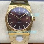 VC+ Factory Swiss Clone Vacheron Constantin Brown Dial Historiques 222 Gold Watch 